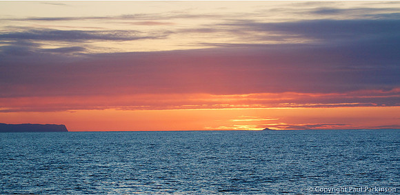 Sunset over Niʻihau, the Forbidden Isle