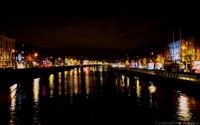 Dublin and River Liffey from O'Connell Bridge