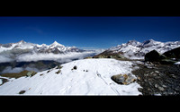 Mattertal from Gornergrat (3,100m)