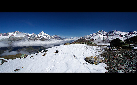 Mattertal from Gornergrat (3,100m)
