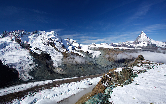 Matterhorn (4,478m) and Gornergletscher from Gornergrat (3,089m) - 2015