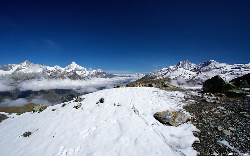 Mattertal from Gornergrat (3,100m)