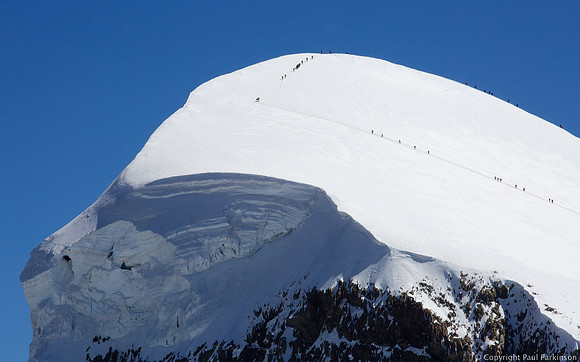 Snow climb of Breithorn (4,164m)