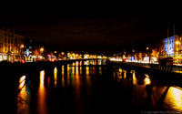 Dublin and River Liffey from O'Connell Bridge
