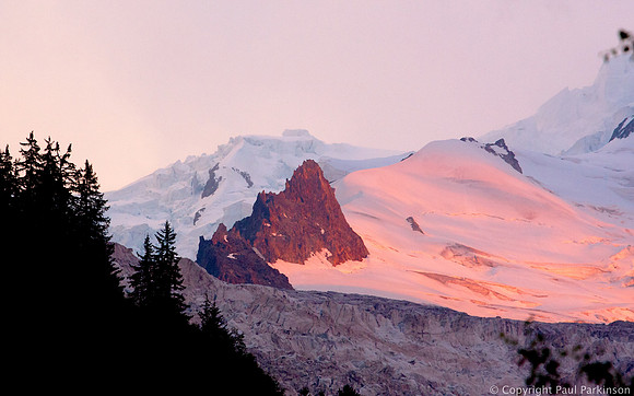 Sunset on Mont Blanc