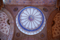 Ceiling of Sultan Ahmed mosque (informally known as 'The Blue Mosque')