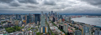 Seattle and Elliot Bay from Space Needle (HDR)