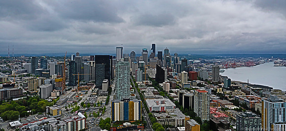 Seattle and Elliott Bay from the Space Needle