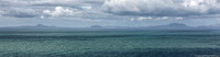 Panorama of Cardigan Bay from Snowdonia