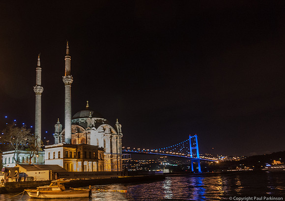 Ortaköy Mosque and Bosphorus Bridge