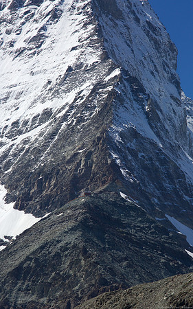 Horni Ridge at the foot of the Matterhorn