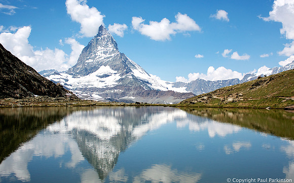 Matterhorn (4,478m) from Riffelsee (2,757m)