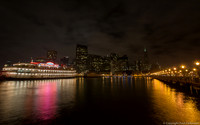 San Francisco Belle and city skyline from Pier 5