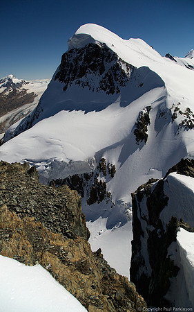 Breithorn (4,164m) from Klein Matterhorn (3,883m)