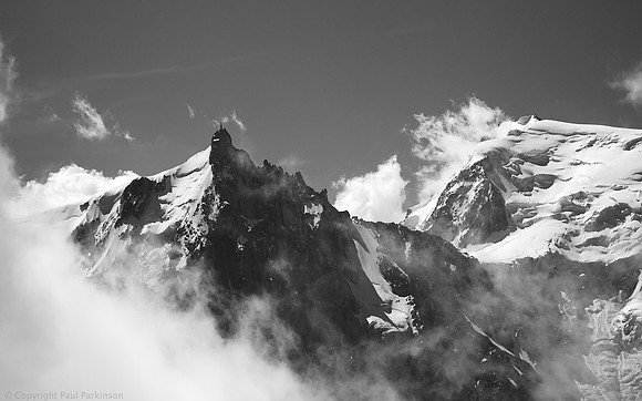Aiguille Du Midi and Mont Blanc from Brevent