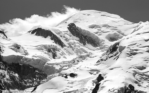 Mont Blanc summit from Brevent