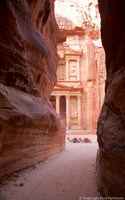 View of The Treasury from The Siq