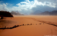 Rainstorm at Wadi Rum, Jordan
