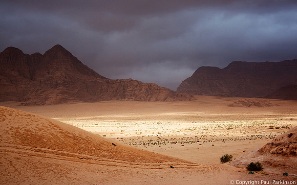 Desert Storm at Wadi Rum