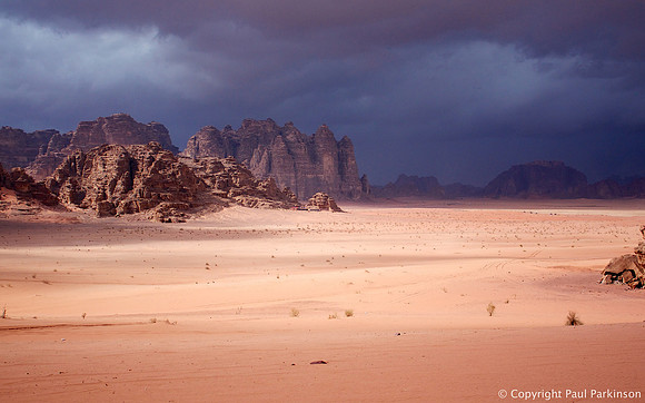 Desert Storm at Wadi Rum