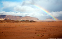 Rainbow in the Desert, Wadi Rum
