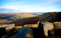 December view from Kinder Scout, Peak District